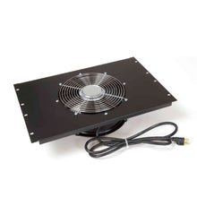 Load image into Gallery viewer, Lowell Mfg Rackmount Fan Panel-7U, 10in Turbo Fan, 550cfm