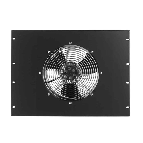 Lowell Mfg Rackmount Fan Panel-7U, 10in Turbo Fan, 550cfm