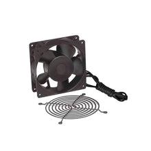 Load image into Gallery viewer, Lowell Mfg Fan Kit-Two 4.7in Whisper Fans, 50cfm ea, Fan Guards, Cord, Vent Blockers for LWR Series Rack