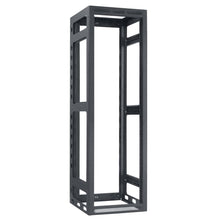 Load image into Gallery viewer, Lowell Mfg Equipment Rack-Gangable-40U, 27in Deep, 2pr Rails, Rear Door