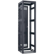 Load image into Gallery viewer, Lowell Mfg Equipment Rack-Gangable-44U, 27in Deep, 2pr Rails, Rear Door