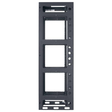 Load image into Gallery viewer, Lowell Mfg Equipment Rack-Gangable-44U, 27in Deep, 2pr Rails, Rear Door