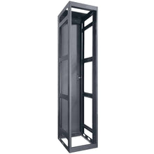 Load image into Gallery viewer, Lowell Mfg Equipment Rack-Gangable-Tall-54U, 32in Deep, Rails, Rear Door