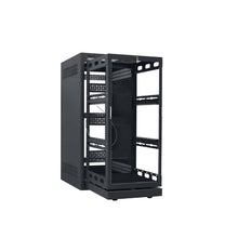 Load image into Gallery viewer, Lowell Mfg Equipment Rack-Rollout/Rotating System-24U, 32in Deep