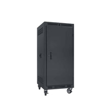 Load image into Gallery viewer, Lowell Mfg Equipment Rack-Portable-24U, 27in With Deep, Solid Door