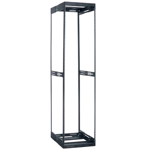 Lowell Mfg Equipment Rack-Variable Depth-44U, Expands from 21in - 28in Deep