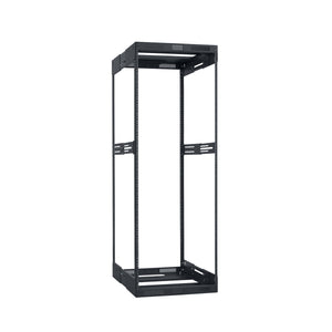 Lowell Mfg Equipment Rack-Variable Depth-38U, Expands from 21in - 28in Deep