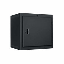 Load image into Gallery viewer, Lowell Mfg Equipment Rack-Wall Mount-10U, 18in Deep, 1pr Fixed Rails, Solid Front Door