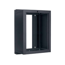 Load image into Gallery viewer, Lowell Mfg Equipment Rack-Wall Mount Swing-open 16U, 22in Deep, 1pr Fixed Rails