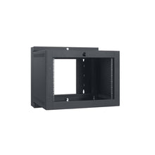 Load image into Gallery viewer, Lowell Mfg Equipment Rack-Wall Mount Swing-open 7U, 22in Deep, 1pr Fixed Rails