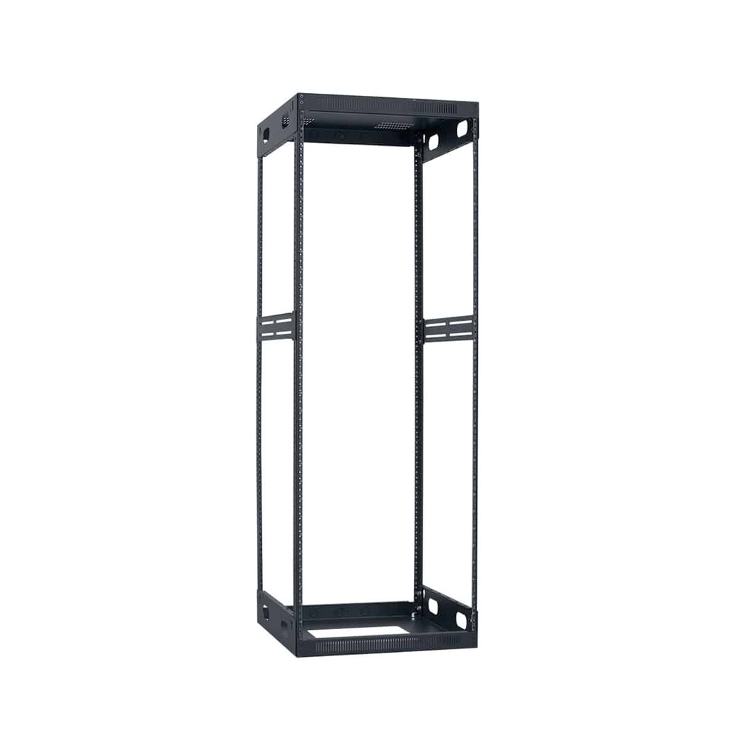 Lowell Mfg Equipment Rack-Variable Depth-44U, Expands from 14in - 21in Deep