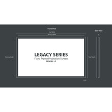 Load image into Gallery viewer, Severtson Screens Legacy Series Fixed Frame 72&quot; (62.500&quot; x 35.000&quot;) HDTV [16:9] LF169072CG