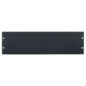 Lowell Mfg Rack Panel-Blank Steel Economy Panel, With flange (18-ga.)