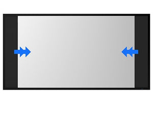 Stewart Filmscreen VistaScope Two-Way, Continuously Variable, Vertical Masking Screen [Custom]