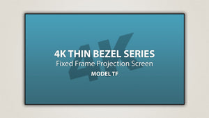 Severtson Screens Thin Bezel Series Fixed Frame 123" (104" x 65") Widescreen [16:10] TF16101233D