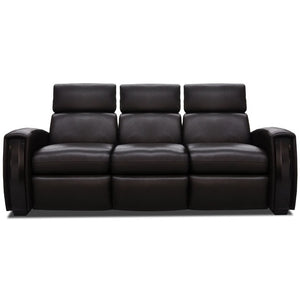 Larson leather power reclining home theater chair hot sale