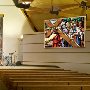 Draper Edgeless Clarion [NTSC 4:3] Fixed Frame Projection Screen 100" (60" x 80") 255009TD