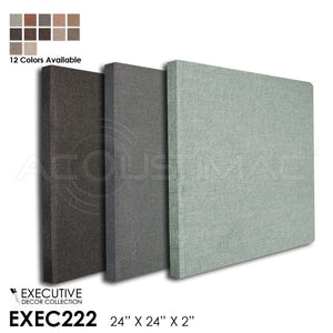 Executive Acoustic Panel 222 - 24"x24"x2" By Accousticmac