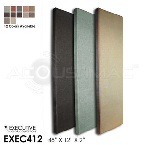 Executive Acoustic Panel 412 - 48"x12"x2" By Acoustimac