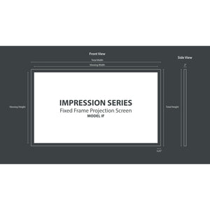 Severtson Screens Impressions Series Fixed Frame 72" (62.5" x 35.0") HDTV [16:9] IF1690723D