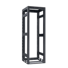 Load image into Gallery viewer, Lowell Mfg Equipment Rack-Gangable-35U, 27in Deep, 2pr Rails, Rear Door