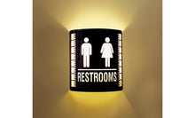 Load image into Gallery viewer, Restrooms Scone Light by Bass Ind