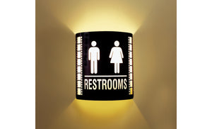 Restrooms Scone Light by Bass Ind