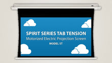 Load image into Gallery viewer, Severtson Screens Spirit Tab Tension 112&quot; (97.6&quot; x 54.9&quot;) HDTV [16:9] ST1691123D